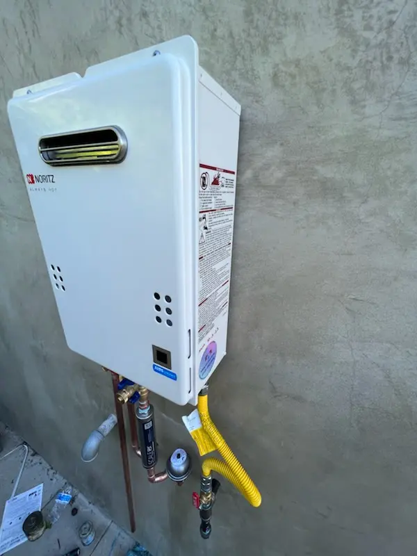 Tankless water heater installation for Parker homes
